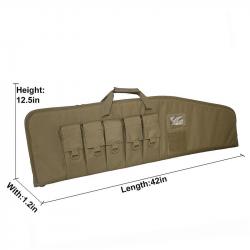 42inch Tactical Rifle Case Gun Bag Air Rifle Case  Backpack Sniper Airsoft Holster Shooting Hunting 