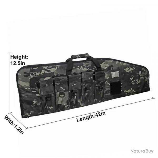 42inch Tactical Rifle Case Gun Bag Air Rifle Case  Backpack Sniper Airsoft Holster Shooting Hunting 