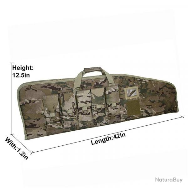 42inch Tactical Rifle Case Gun Bag Air Rifle Case  Backpack Sniper Airsoft Holster Shooting Hunting 
