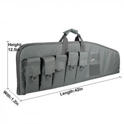 42inch Tactical Rifle Case Gun Bag Air Rifle Case  Backpack Sniper Airsoft Holster Shooting Hunting 