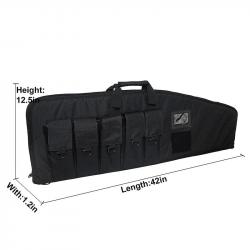42inch Tactical Rifle Case Gun Bag Air Rifle Case  Backpack Sniper Airsoft Holster Shooting Hunting 