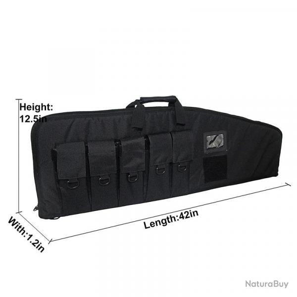 42inch Tactical Rifle Case Gun Bag Air Rifle Case  Backpack Sniper Airsoft Holster Shooting Hunting 