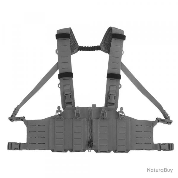500D Nylon SF Hunting Vest for Men Adjustable Molle H-harness Chest Rigs Lightweight Airsoft Vest Wi