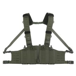 500D Nylon SF Hunting Vest for Men Adjustable Molle H-harness Chest Rigs Lightweight Airsoft Vest Wi