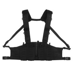 500D Nylon SF Hunting Vest for Men Adjustable Molle H-harness Chest Rigs Lightweight Airsoft Vest Wi