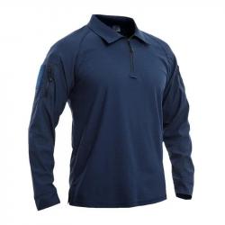 Camouflage Outdoor Elastic Long Sleeved T-shirt Breathable Quick Drying Slim Fit Tactical Top Half Z