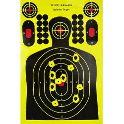 Cibles de tir réactives AIMGAME 30,5x45,7cm 10pcs