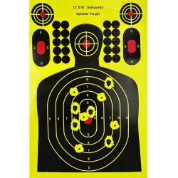 Cibles de tir réactives AIMGAME 30,5x45 10pcs