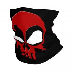 Custom The Punisher Skull Neck Gaiter Women Men Windproof Winter Vintage Skeleton Bandana Scarf for 
