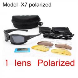 Daisy Tactical Polarized Glasses Outdoor Sport Goggles Sunglasses with 4 Lens Original Box Men Shoot