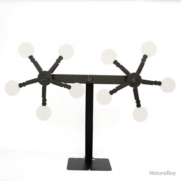 Double Head Magnetic 360 Degree Rotating Target For Air Soft/BB's/Soft Bomb/Slightshot.