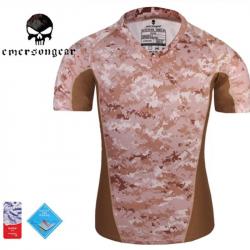 EMERSON perspiration Tshirt Skin Tight Base Layer Camo Running Shirts Breathable Short sleeve EM9167
