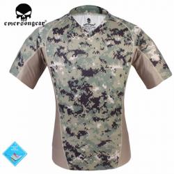 EMERSON perspiration Tshirt Skin Tight Base Layer Camo Running Shirts Breathable Short sleeve EM9167