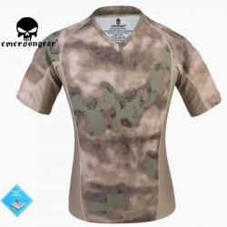 EMERSON perspiration Tshirt Skin Tight Base Layer Camo Running Shirts Breathable Short sleeve EM9167