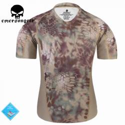 EMERSON perspiration Tshirt Skin Tight Base Layer Camo Running Shirts Breathable Short sleeve EM9167