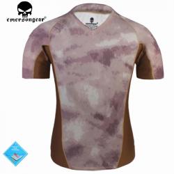 EMERSON perspiration Tshirt Skin Tight Base Layer Camo Running Shirts Breathable Short sleeve EM9167