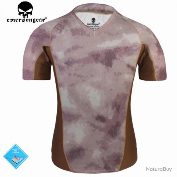 EMERSON perspiration Tshirt Skin Tight Base Layer Camo Running Shirts Breathable Short sleeve EM9167