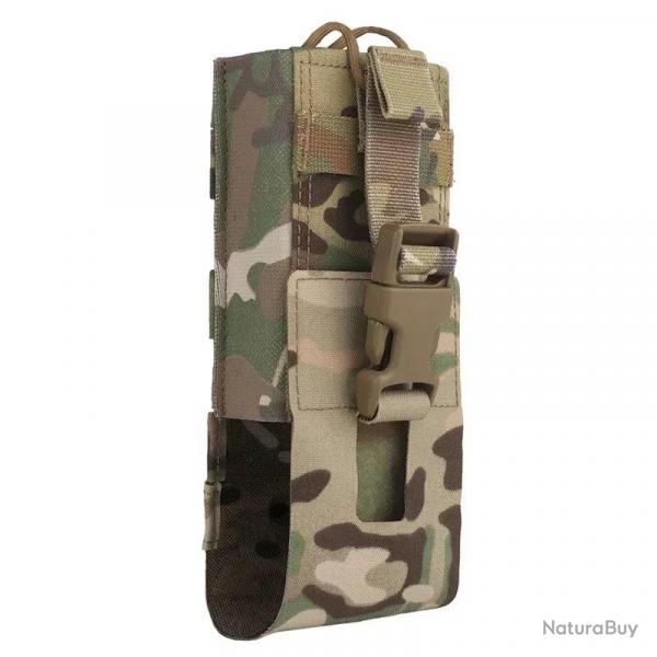 ERQYGRA Tactical Radio Magazine Hunting Pouch Camping Waist Bag Portable Lightweight Sports Equipmen