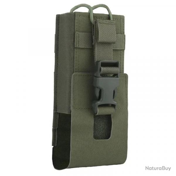 ERQYGRA Tactical Radio Magazine Hunting Pouch Camping Waist Bag Portable Lightweight Sports Equipmen