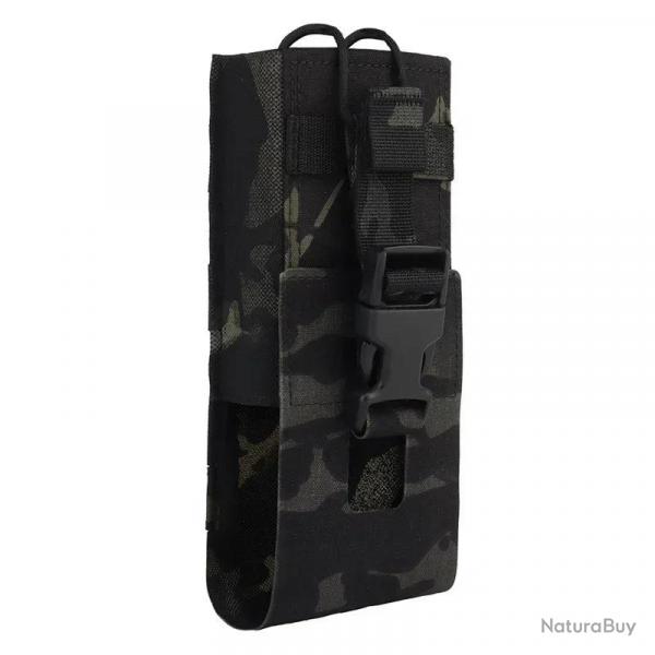 ERQYGRA Tactical Radio Magazine Hunting Pouch Camping Waist Bag Portable Lightweight Sports Equipmen
