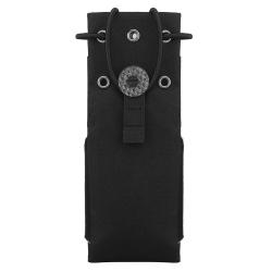 F Style Universal Radio Pouch Walkie-talkie Storage Pack  PTT Holder Bag - BK