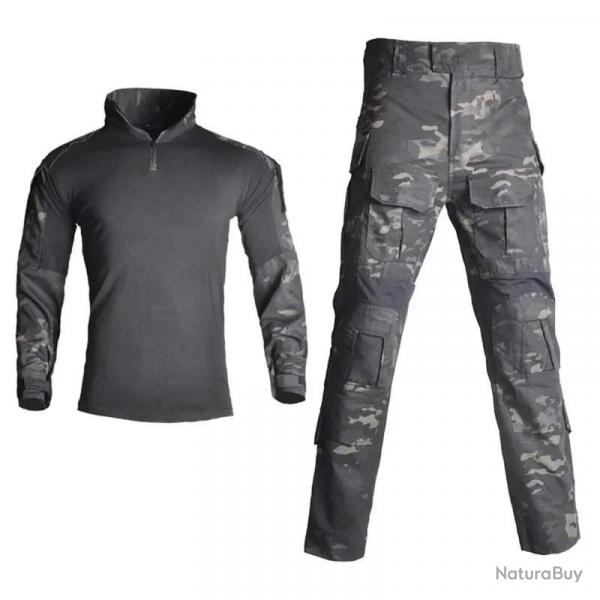 G3 Combat Uniform Safari Tactical Pants Outdoor Uniform Camo Hiking Shirts Hunting Clothes Men Campi