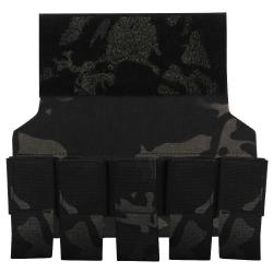 Grenade M203 Quintuple Pouches with Hook and Loop, M79 M433 Smoke Grenade Flash Bomb Bag for Airsoft