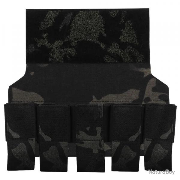 Grenade M203 Quintuple Pouches with Hook and Loop, M79 M433 Smoke Grenade Flash Bomb Bag for Airsoft