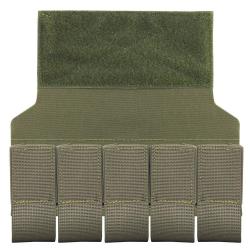 Grenade M203 Quintuple Pouches with Hook and Loop, M79 M433 Smoke Grenade Flash Bomb Bag for Airsoft