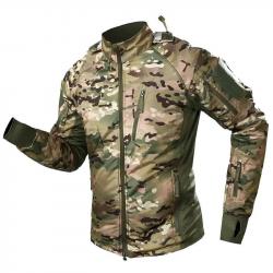 Hiking Tactical Jacket Men Heating Jackets Windproof Warm Hooded Coat Windbreaker Outdoor Cycling Hu
