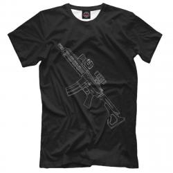 T-shirt fusil HK-416 manches courtes - XXL