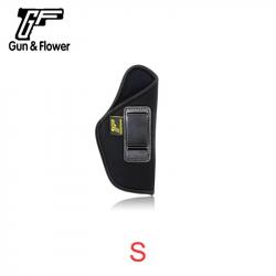 IWB Universal Neoprene Holster Law Enforcement Anti-Slip Soft Nylon Pouch Cover - black color