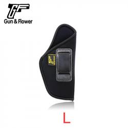 IWB Universal Neoprene Holster Law Enforcement Anti-Slip Soft Nylon Pouch Cover - RED COLOR