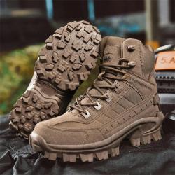 Men Tactical Boots Outdoor Hiking Desert Boots Breathable Sports Climbing Shoes Military Waterproof 