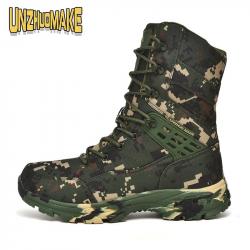 Men's Camouflage Tactical Boots Desert Waterproof Work Safety Shoes Mountaineering Shoes Ankle Boots