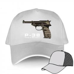 Men's summer baseball caps black Adjuatable Hat casual style Walther Plus P38 Adjustable yawawe prin