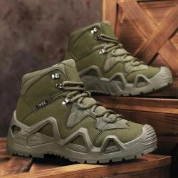 Men's Tactical Boots Desert Military Combat Boots Non Slip Hiking Shoes for Men Training Boots Work 