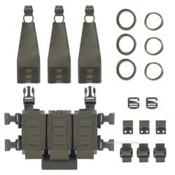 Multifunction Sleds Placard Triple 556 Magzine Pouch for UG LV119 FCPC V5 Tactical Plate Carrier Che
