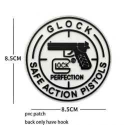 New 3D PVC M416 Q Edition Rubbe Armband BABAYAGA Backpack Morale Collection Pink SR 25 Military Hook
