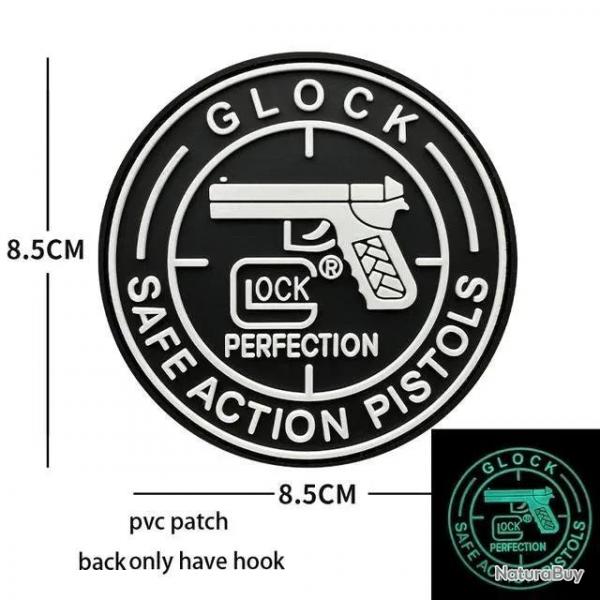 New 3D PVC M416 Q Edition Rubbe Armband BABAYAGA Backpack Morale Collection Pink SR 25 Military Hook