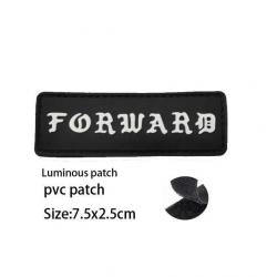 New 3D PVC M416 Q Edition Rubbe Armband BABAYAGA Backpack Morale Collection Pink SR 25 Military Hook