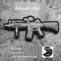 New 3D PVC M416 Q Edition Rubbe Armband BABAYAGA Backpack Morale Collection Pink SR 25 Military Hook