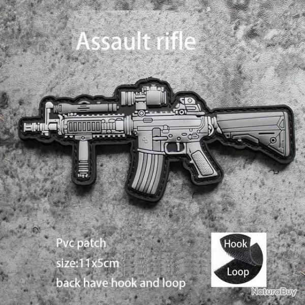 New 3D PVC M416 Q Edition Rubbe Armband BABAYAGA Backpack Morale Collection Pink SR 25 Military Hook