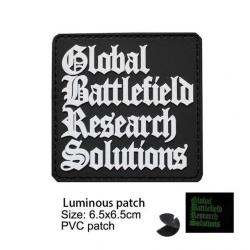 New 3D PVC M416 Q Edition Rubbe Armband BABAYAGA Backpack Morale Collection Pink SR 25 Military Hook