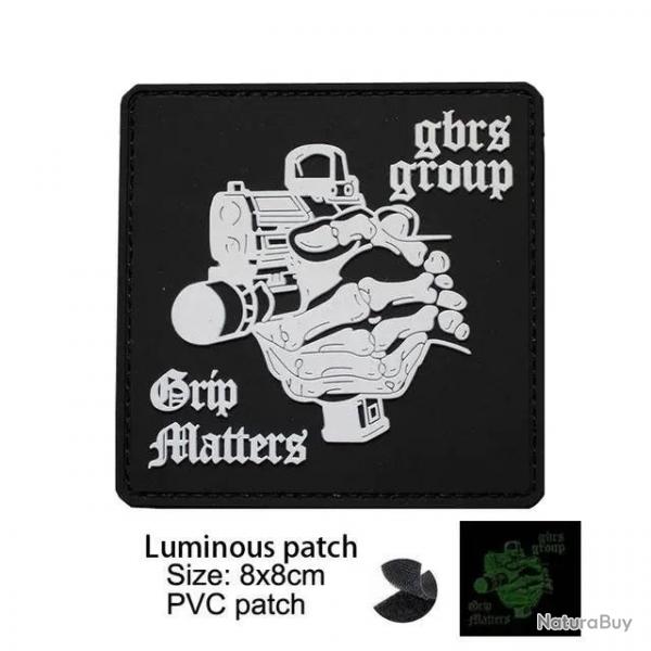 New 3D PVC M416 Q Edition Rubbe Armband BABAYAGA Backpack Morale Collection Pink SR 25 Military Hook