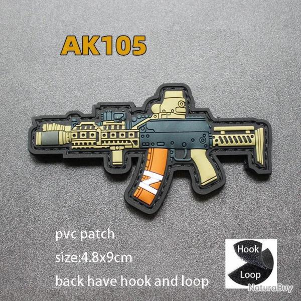New 3D PVC M416 Q Edition Rubbe Armband BABAYAGA Backpack Morale Collection Pink SR 25 Military Hook