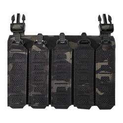 New Tactical Hunting Magazine Pouch with Hook Backing Tactical Placard for MP5 MP7 Magazines with El