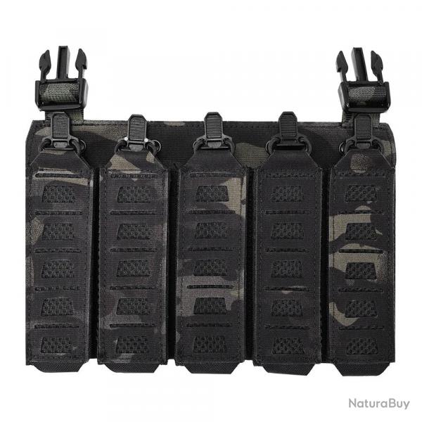 New Tactical Hunting Magazine Pouch with Hook Backing Tactical Placard for MP5 MP7 Magazines with El