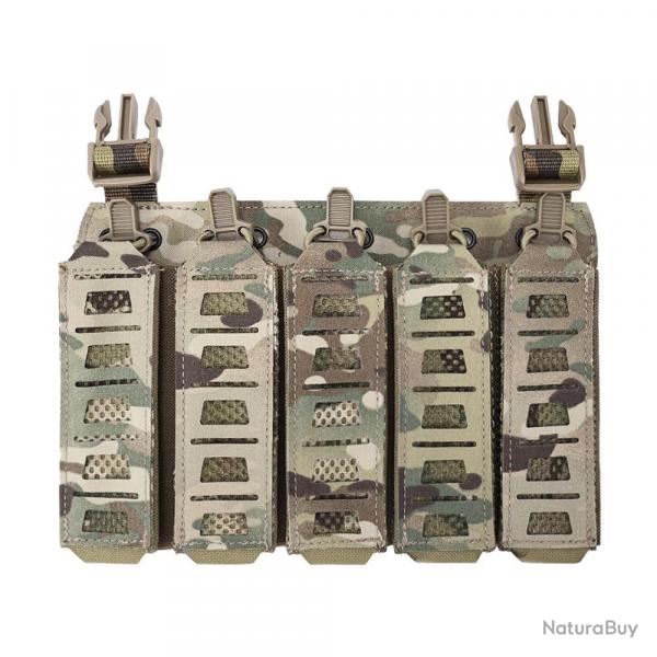 New Tactical Hunting Magazine Pouch with Hook Backing Tactical Placard for MP5 MP7 Magazines with El