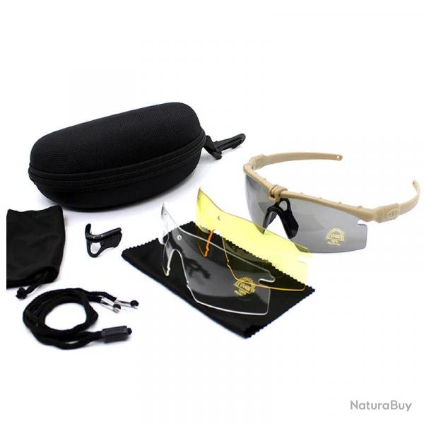 Outdoor Military tactics Glasses 3.0 Ballistic Polarization Goggles Military Hunting Air Gun Shootin